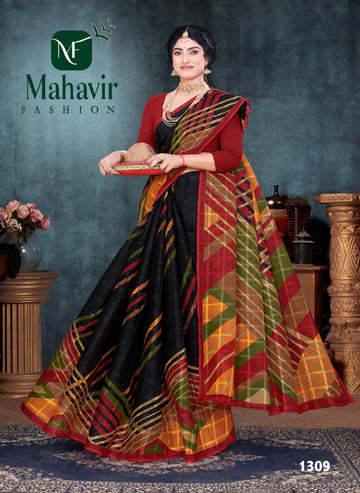 Black Pure Cotton Malmal Chokda AB