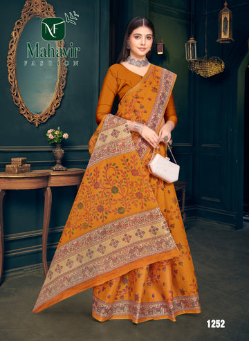 Madhuwanti Mustard Pure Cotton Malmal