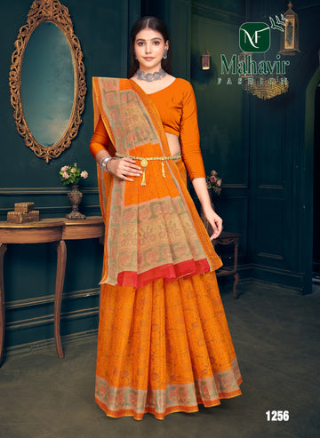 Madhuwanti Gold Pure Cotton Malmal