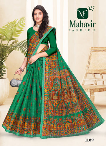 Rudra Priya Green Doria Chokda Malmal