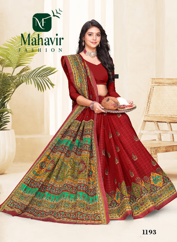 Rudra Priya Red Doria Chokda Malmal